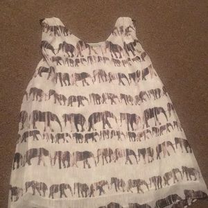 Elephant tank blouse